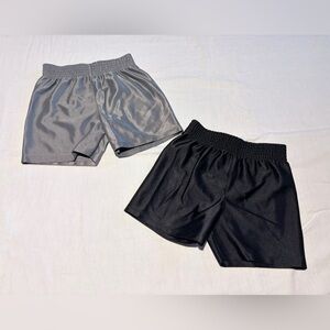 Gray and Black Athletic Shorts (18 months)